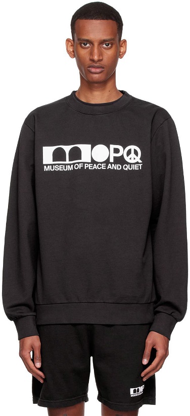 Photo: Museum of Peace & Quiet Black Cotton Sweatshirt