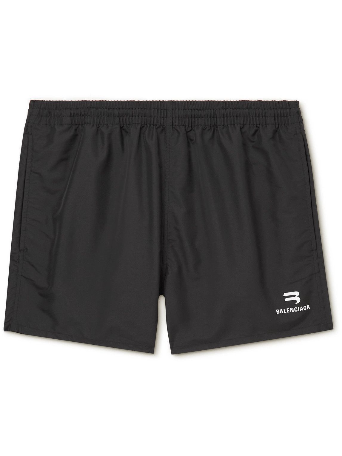 Balenciaga logo-print jogging shorts - Black