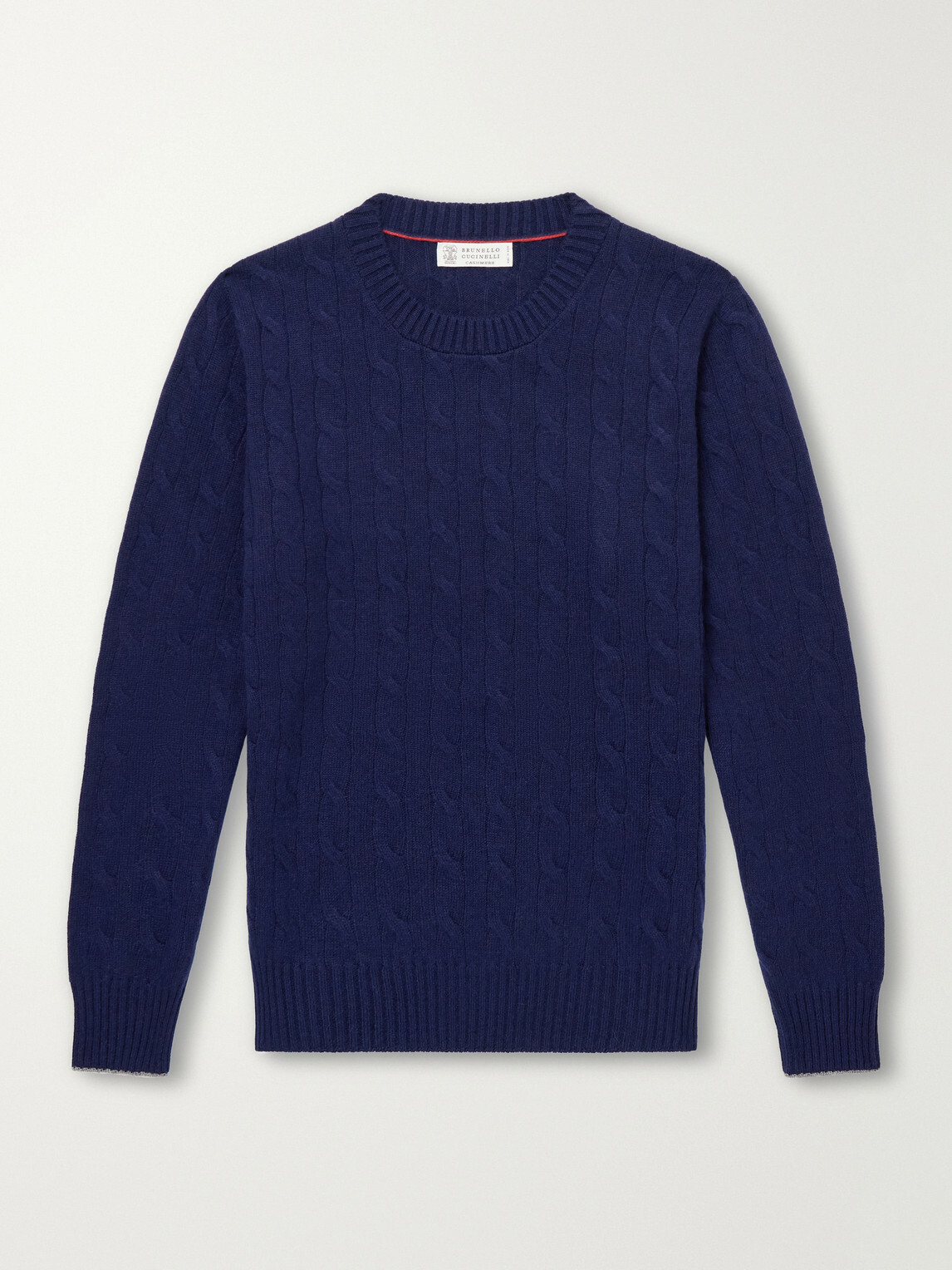 Brunello Cucinelli - Cable-Knit Cashmere Sweater - Blue