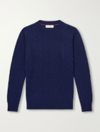 Brunello Cucinelli - Cable-Knit Cashmere Sweater - Blue