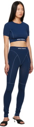 Heron Preston Navy Active Top