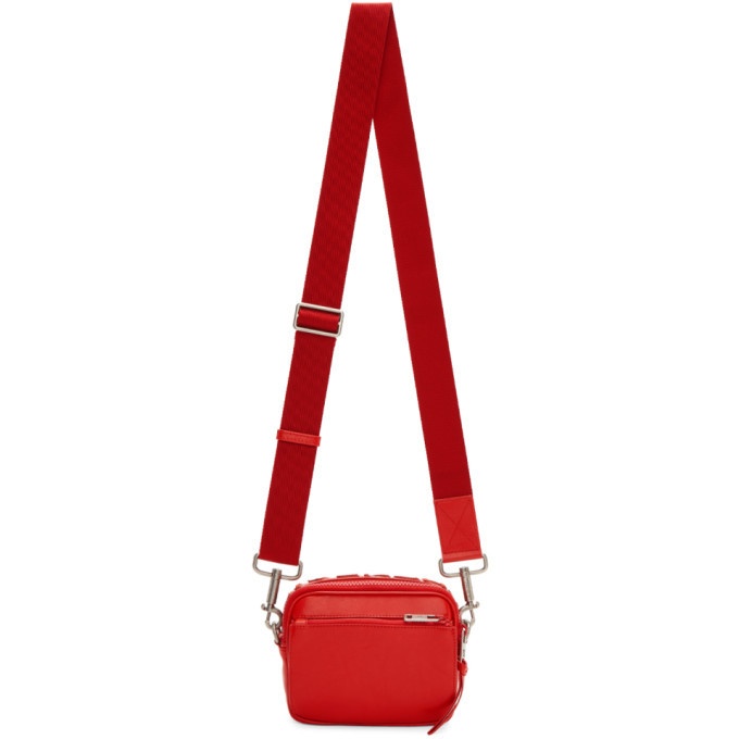 Photo: Givenchy Red MC3 Reverse Logo Crossbody Bag