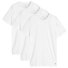 Calvin Klein Men's Crew Neck T-Shirt - 3 Pack in White