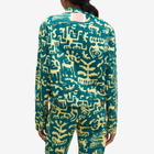 Charles Jeffrey Women's Art Denim Jacket in Block Denim