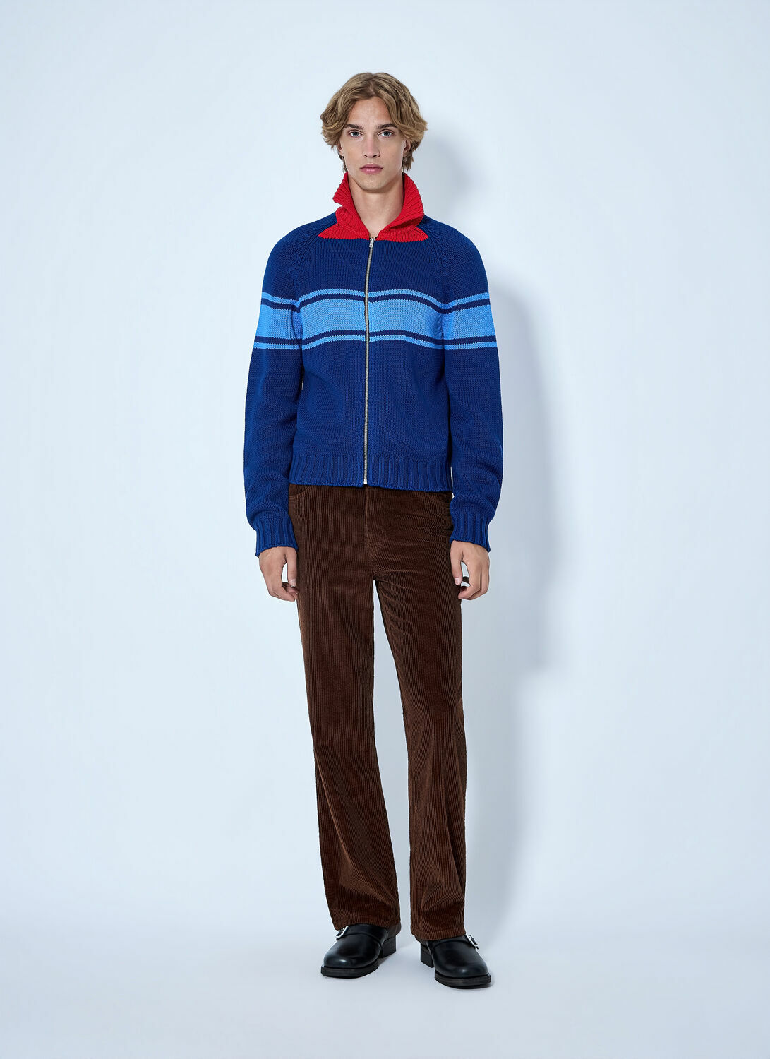 Marni Zip-Up Knit Cardigan
