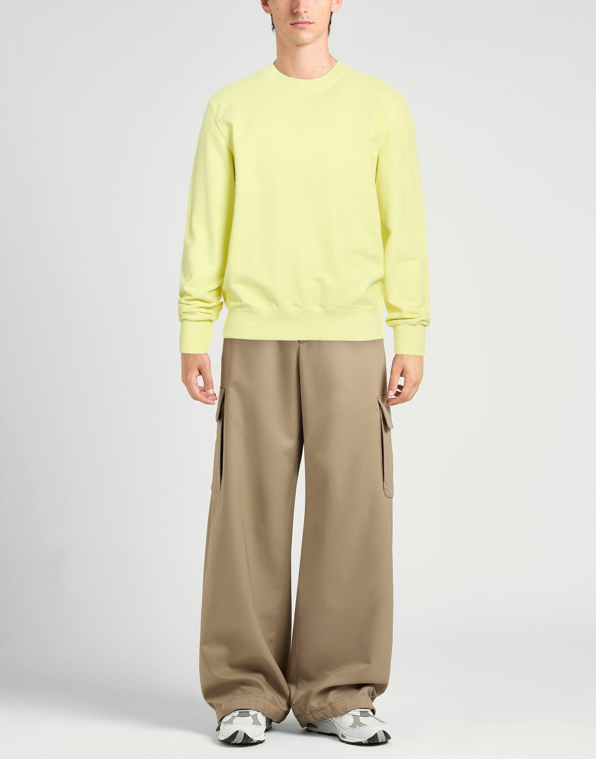 Circolo 1901 Mens Sweatshirt Pastel in Yellow