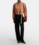 Herbert Levine Sleep On It cheetah-print calf hair mules