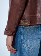 Levi's Leather Button-Up Jacket