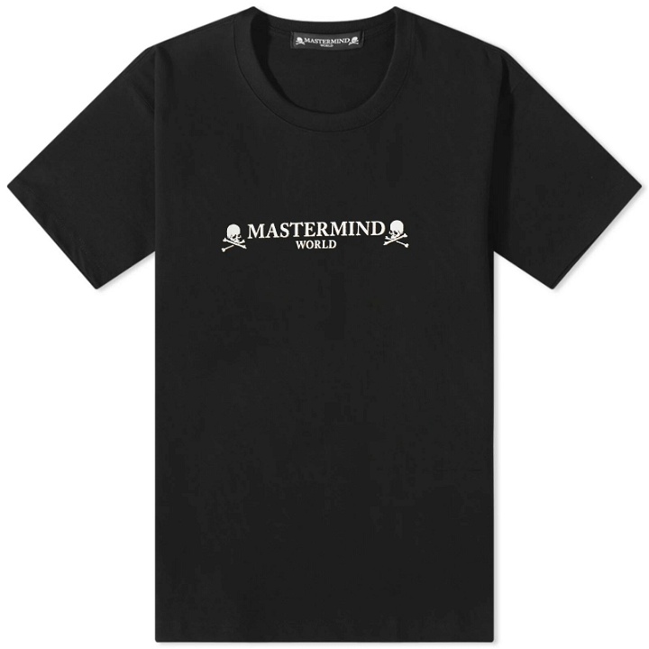 Photo: MASTERMIND WORLD Men's Logo And Skull T-Shirt in Black