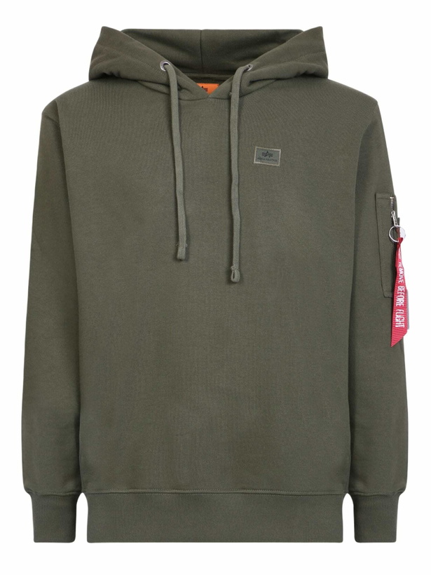 Photo: Alpha Industries Green X-fit Hoodie
