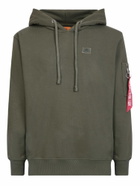 Alpha Industries Green X-fit Hoodie