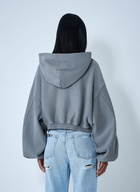Alexander Wang Crop Zip-Up Sweateshirt