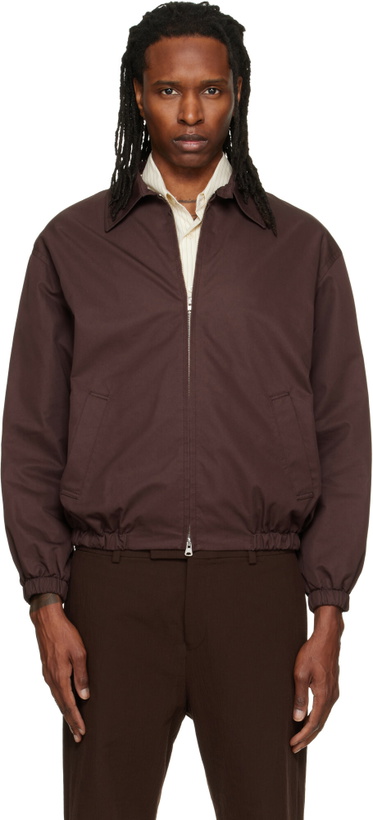 Photo: Dunst Brown Collared Blouson Jacket