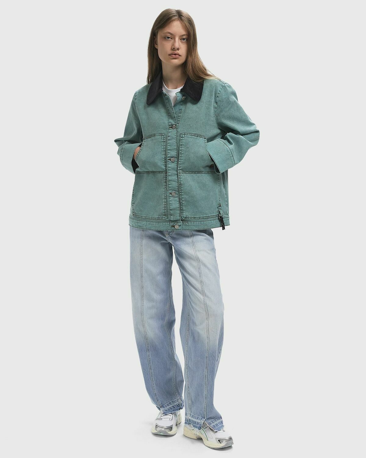 Baum und Pferdgarten BENILDA JACKET Green Womens Denim Jacket