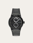 Ferragamo Mens F-80 Auto Manufacture watch in Black