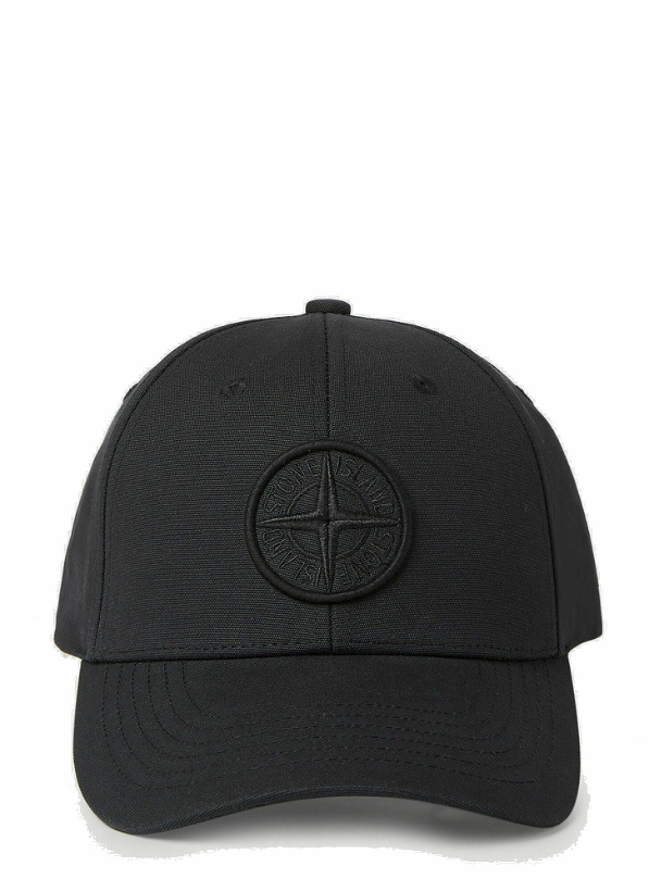 Photo: Stone Island - Logo Patch Baseball Cap in Black