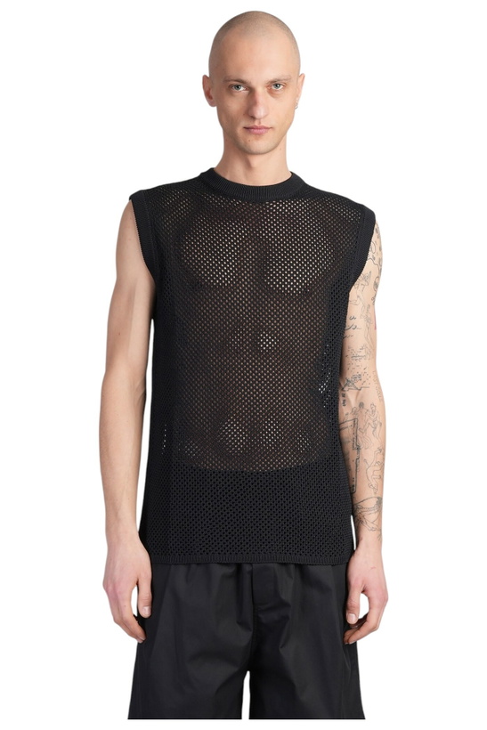 Photo: Laneus Vest In Black Viscose