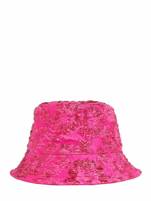 Photo: VALENTINO GARAVANI - Flower Jacquard Bucket Hat