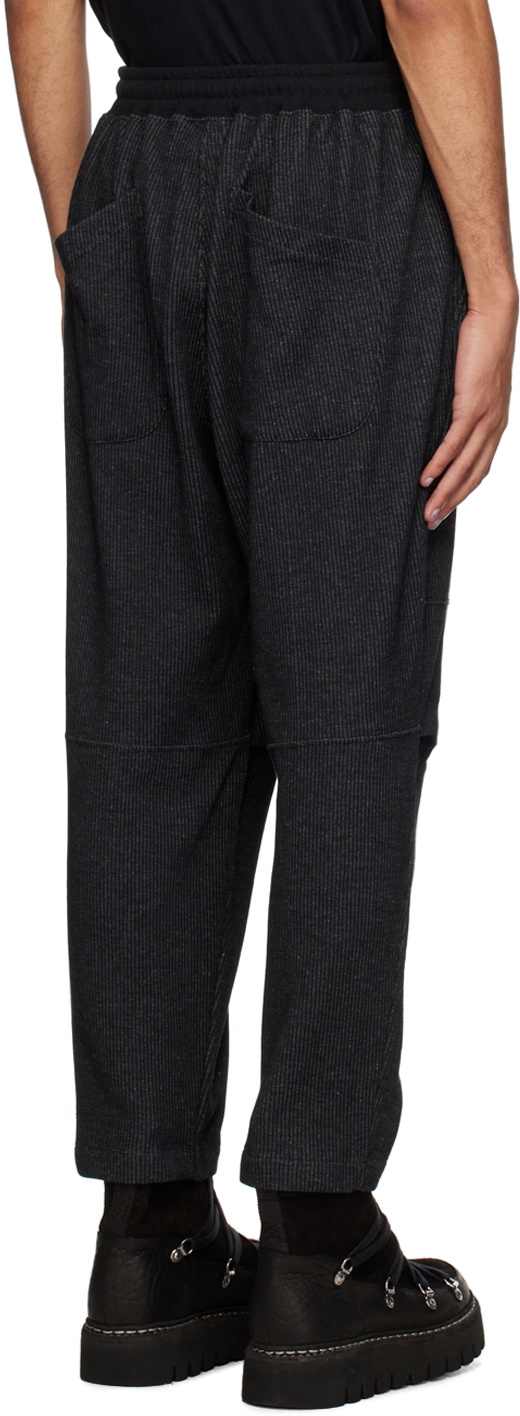 The Viridi-anne Black Drawstring Trousers