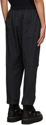 The Viridi-anne Black Drawstring Trousers