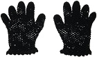 Chopova Lowena Black Charm Gloves