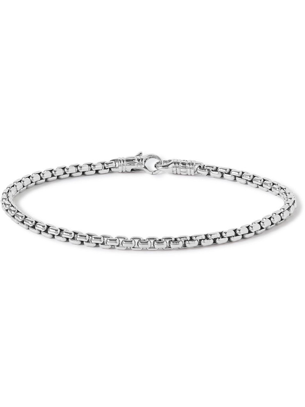 Photo: Tom Wood - Venetian Rhodium-Plated Bracelet - Silver