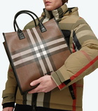 Burberry - Denny checked tote bag