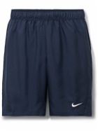 Nike Tennis - NikeCourt Victory Straight-Leg Logo-Embroidered Dri-FIT Tennis Shorts - Blue