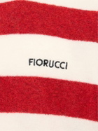 FIORUCCI Striped Crewneck Alpaca Blend Sweater