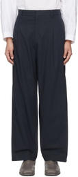 lesugiatelier Navy Work Trousers