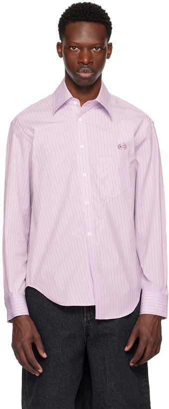 Photo: Commission Purple Striped Shirt
