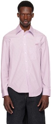 Commission Purple Striped Shirt