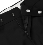 Paul Smith - Slim-Fit Satin-Trimmed Wool and Mohair-Blend Tuxedo Trousers - Black