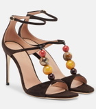Malone Souliers Lena beaded suede sandals