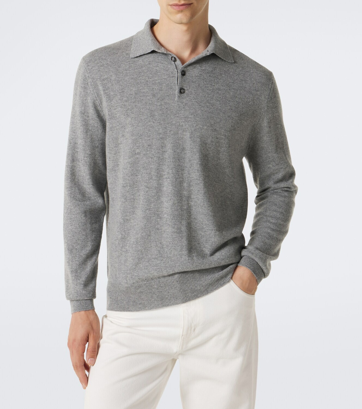 Allude Cashmere polo sweater