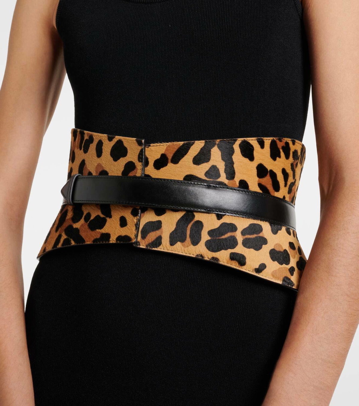 Alaïa Neo Bustier calf hair corset