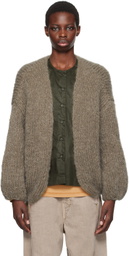CASEY CASEY Khaki Oversized Cardigan