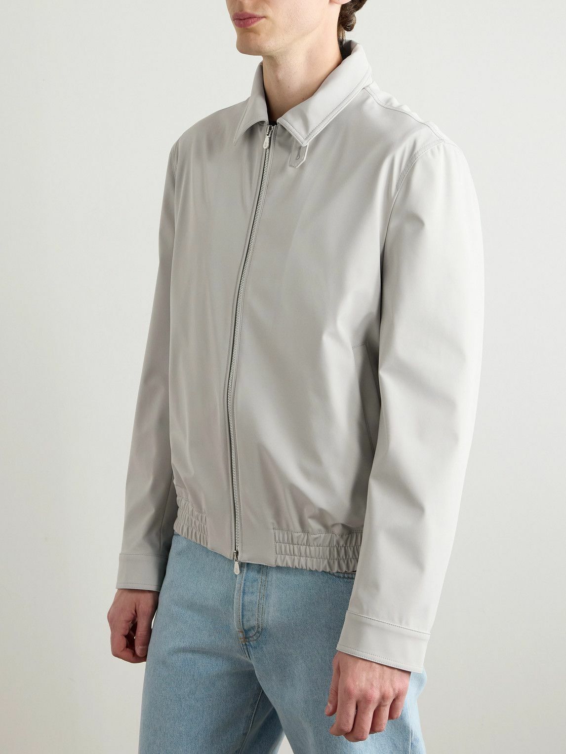 Brunello Cucinelli - Shell Blouson Jacket - Neutrals