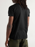 Nudie Jeans - Roger Slub Organic Cotton-Jersey T-Shirt - Black