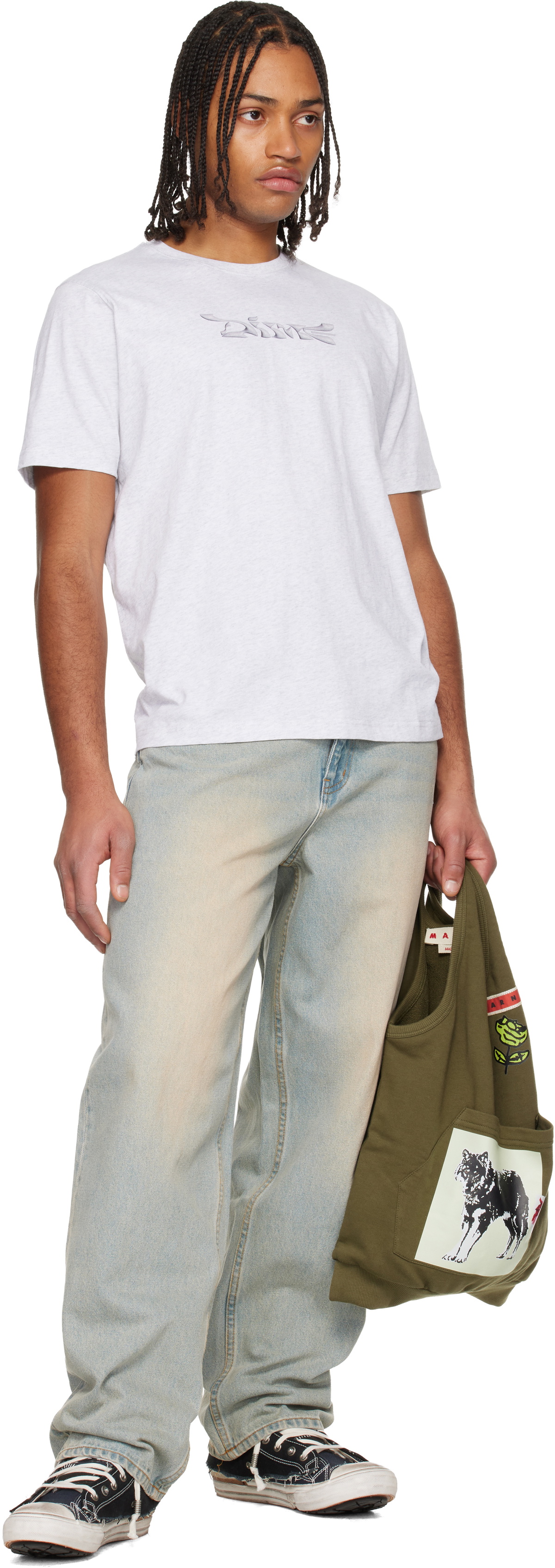 Dime Blue Baggy Jeans