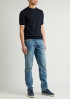 Aurélien Wool T-shirt Navy