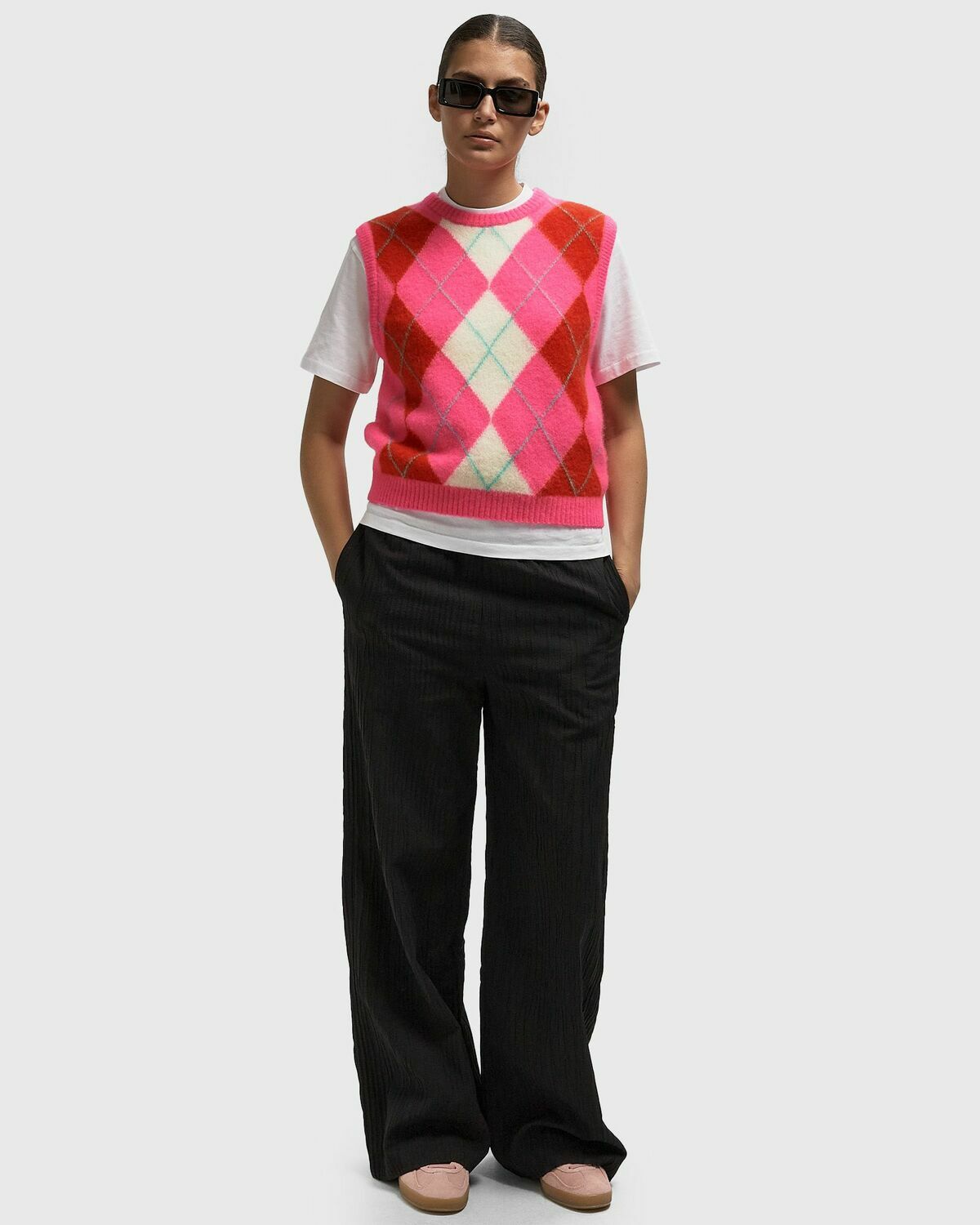 American Vintage VITOW PULLOVER pink Womens Vest