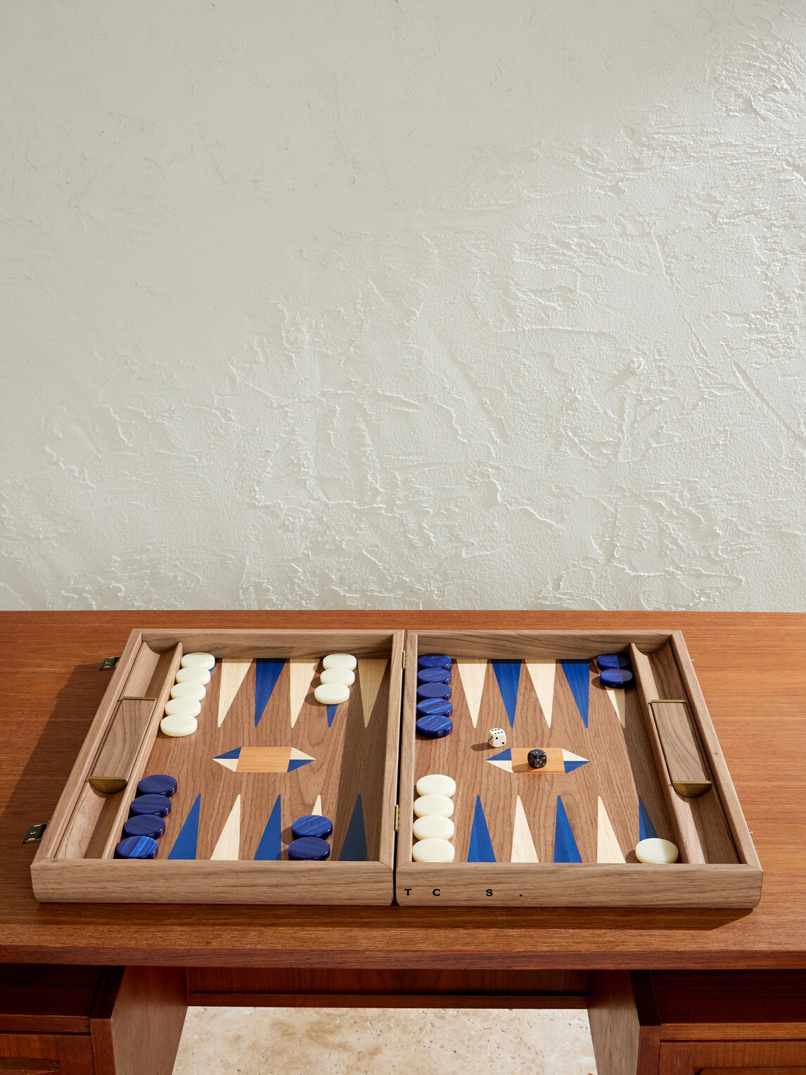 The Conran Shop - Milos Wood Travel Backgammon Set