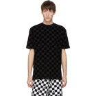 McQ Alexander McQueen Black Checkered T-Shirt