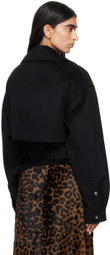 Nanushka Black Satoyo Jacket