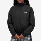 Marine Serre Women's Sport Nylon Track Jacket in Black