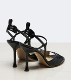 Fendi Very Colibrì leather slingback sandals