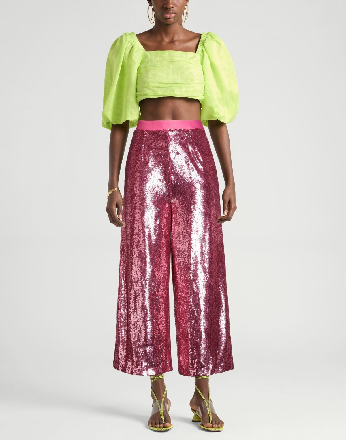 Manila Grace Womens Pants Fuchsia