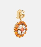 Dolce&Gabbana DG embellished clip-on earrings