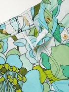 TOM FORD - Mid-Length Floral-Print Swim Shorts - Green - 44